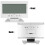 LCD Digital Sound Sensor Table Desk Alarm Clock with Calendar and Temp Display Silver 4