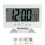 LCD Digital Sound Sensor Table Desk Alarm Clock with Calendar and Temp Display Silver 8