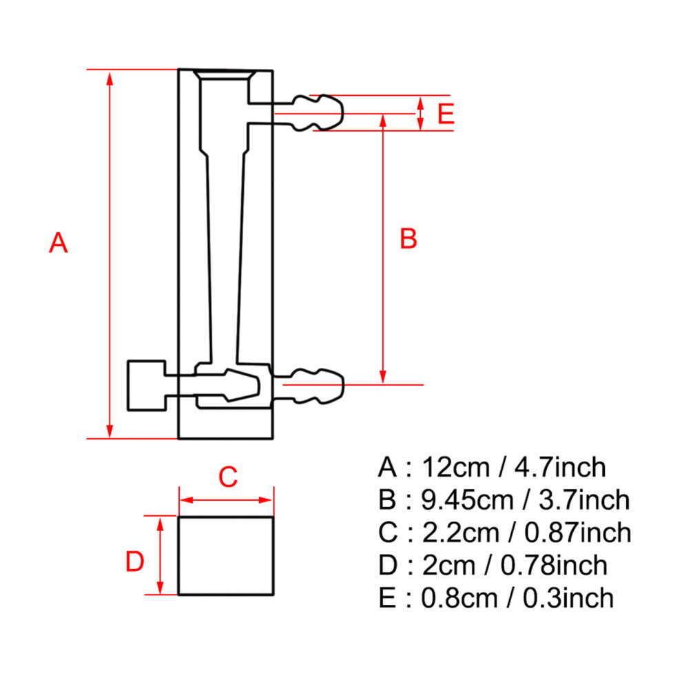 LZQ-7 Flowmeter 2-20LPM Flow Meter with Control Valve for Oxygen/Air/Gas-image-OPC-PHWJM5M-NEW