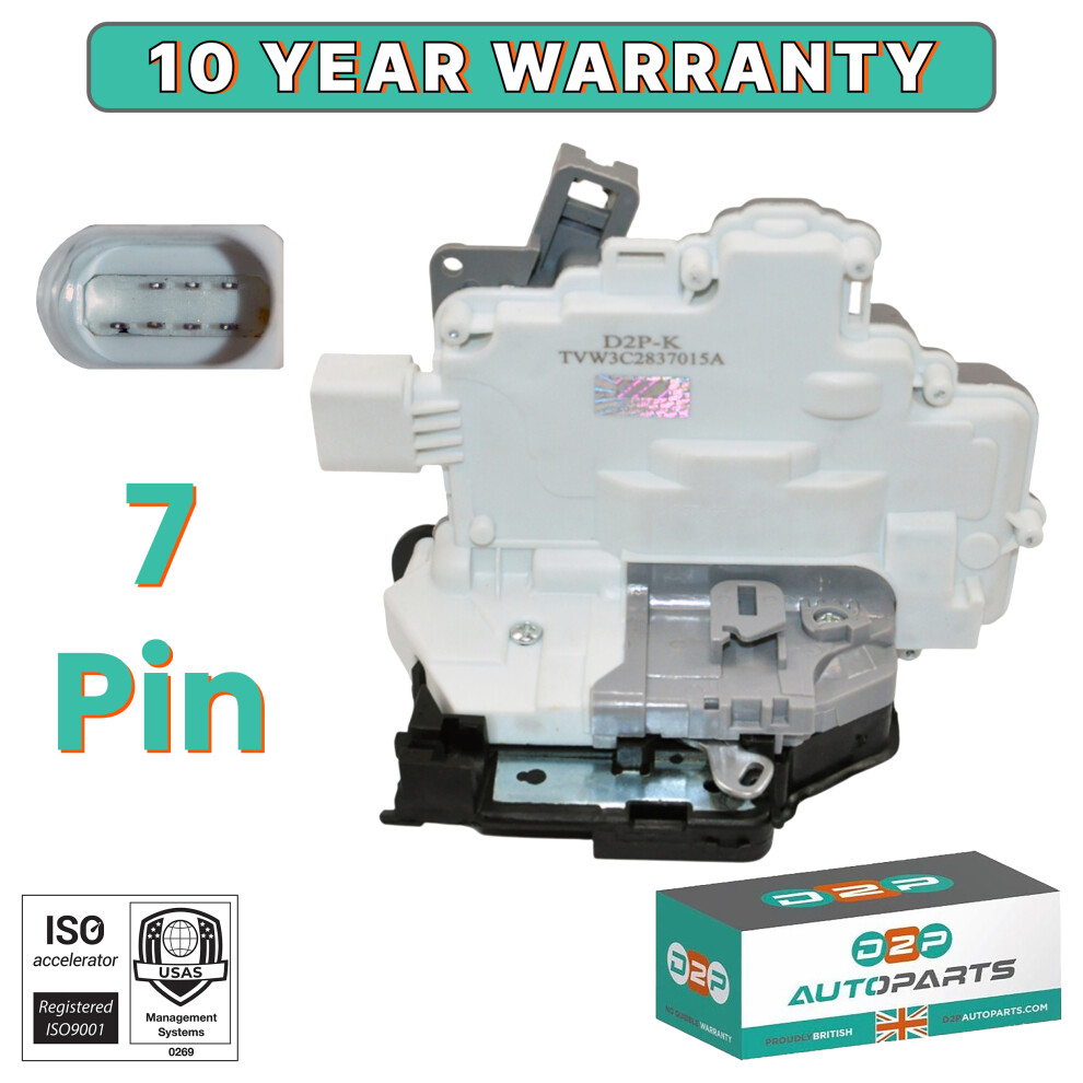 Front Left Door Lock Actuator Mechanism For Seat Ibiza Mk5 Skoda Superb Mk2 5056167420811