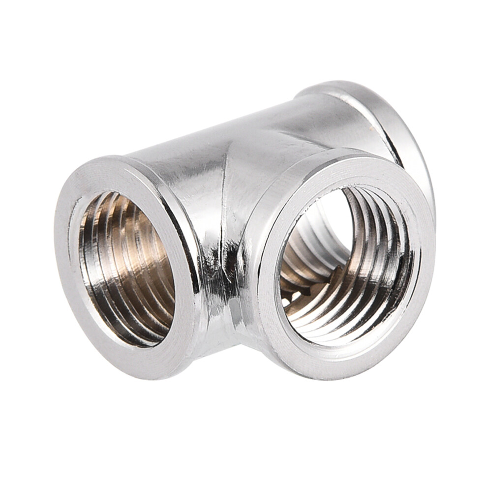 G1/4 Thread 3 Way T Shape Fitting Splitter Adapter For Pc Water Cooling System 7621324321423