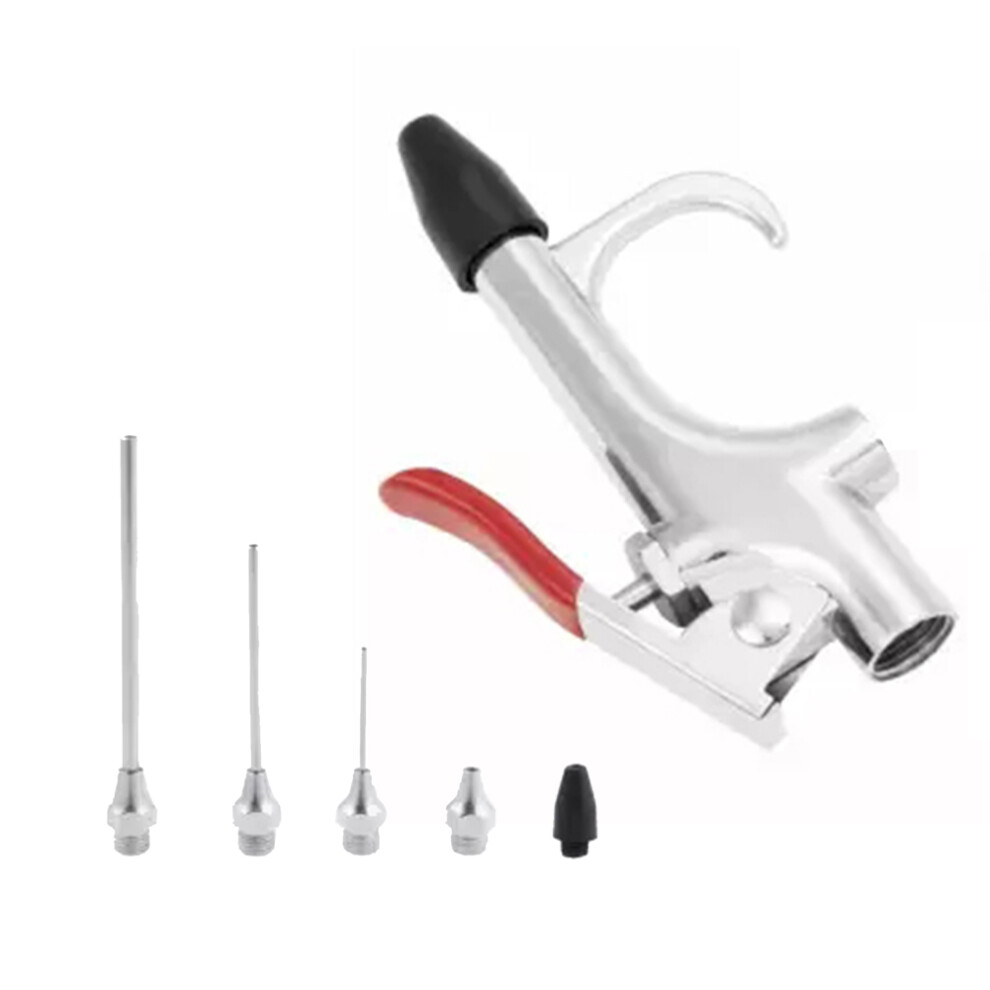 5Pc Zinc Alloy Air Compressor Blower Tool Kit 5 Inflating Nozzles Accessory Set 5061324323201