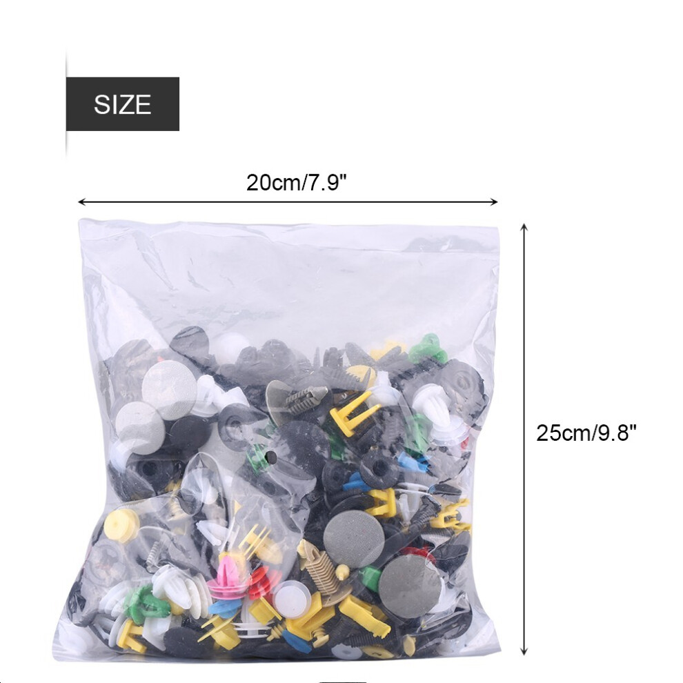 500Pcs Assorted Plastic Car Door Trim Clip Bumper Fastener Retainer Rivet Push Pin Kit 7901324324588