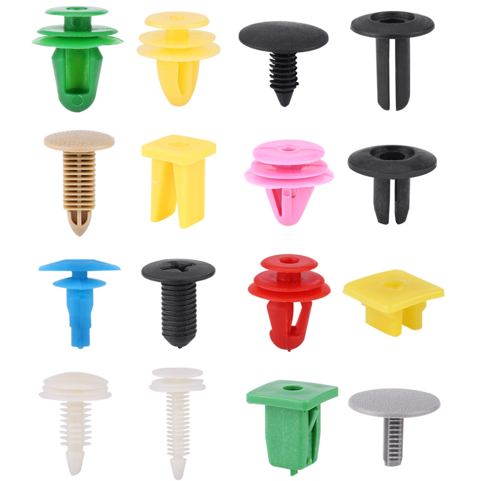 200Pcs Assorted Plastic Car Door Trim Clip Bumper Fastener Retainer Rivet Push Pin Kit 9381324324623