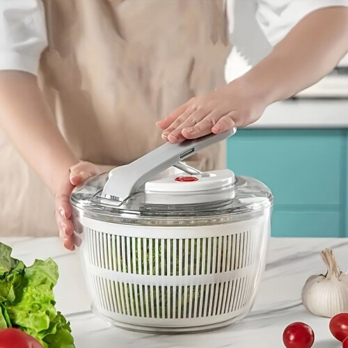 Salad spinner, vegetable dryer, fruit rack, sieve basket