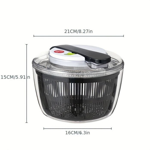 Salad spinner, vegetable dryer, fruit rack, sieve basket 1