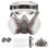 6200 Reusable Half Mask, Gas Mask with Goggles, Painter Protection, Multiple Colors, Large Size 1