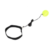 Boxing Equipment Fight Punch Reflex Ball With Head Band for Training Boxing (Yellow)