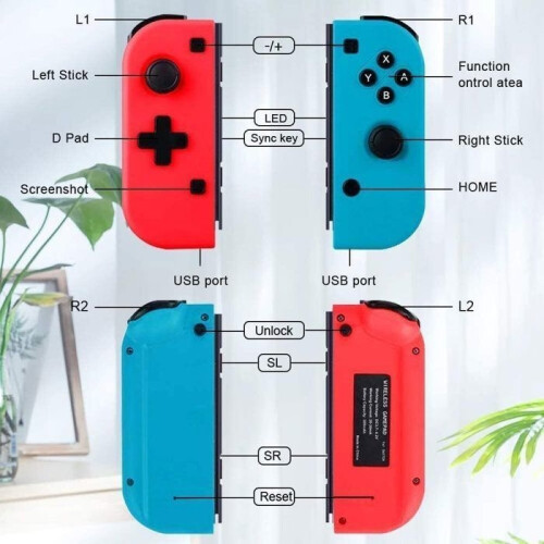 Nintendo Switch Joy-Con controller compatible with a new ergonomic grip 2