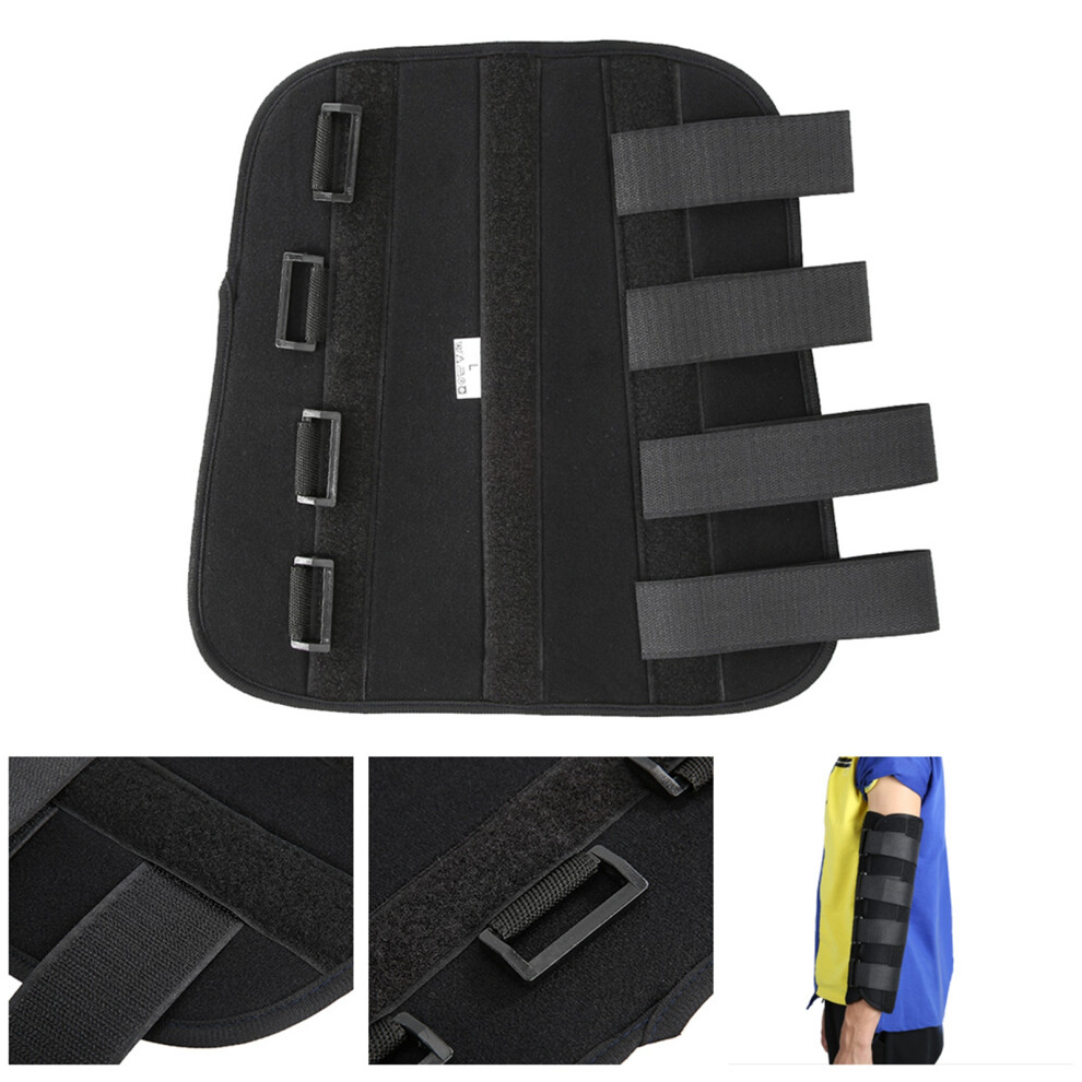 Breathable Winter Style Upper Limb Elbow Joint Correcting Brace Arm Splint Support (L)