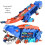 2-in-1 Folding Dinosaur Carrier, Competition Game, Die-cast Dinosaur Toy, + 4 Carts 2