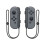 Ergonomically designed Switch Joy-Con Bluetooth controller with black wrist straps VIDEO GAME CONTROLLER 1