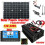 6000W 12V to 220V solar panel system with 30A charge controller and custom inverter, product kit 1