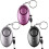 3-pack 130 dB loud personal alarms with LED flashlight and emergency alarm 1