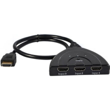 HDMI Adapter – DILWE – 3 Ports – 1080p – 3D Support – Automatic Switching
