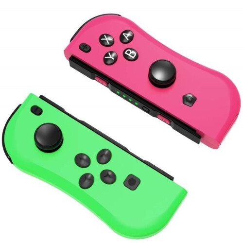 Green/Pink Joy-Con (L/R) controllers for the Nintendo Switch console 2