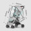 Rain cover for strollers, transparent, breathable, protects little ones from wind and sun 3