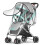 Rain cover for strollers, transparent, breathable, protects little ones from wind and sun 2
