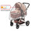 Rain cover for strollers, transparent, breathable, protects little ones from wind and sun 6
