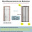 Magnetic screen for door, various sizes, 130 x 220 cm, strong magnets, automatic closing, white stripes 3