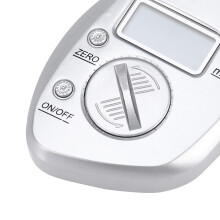 Tragbarer digitaler Hautfalten-Körperfettmesser 0-50mm, Weiß