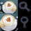 16Pcs Plastic Coffee Template Stencils Cappuccino Chocolate Latte Strew Pad Art DIY Mold Tools 10