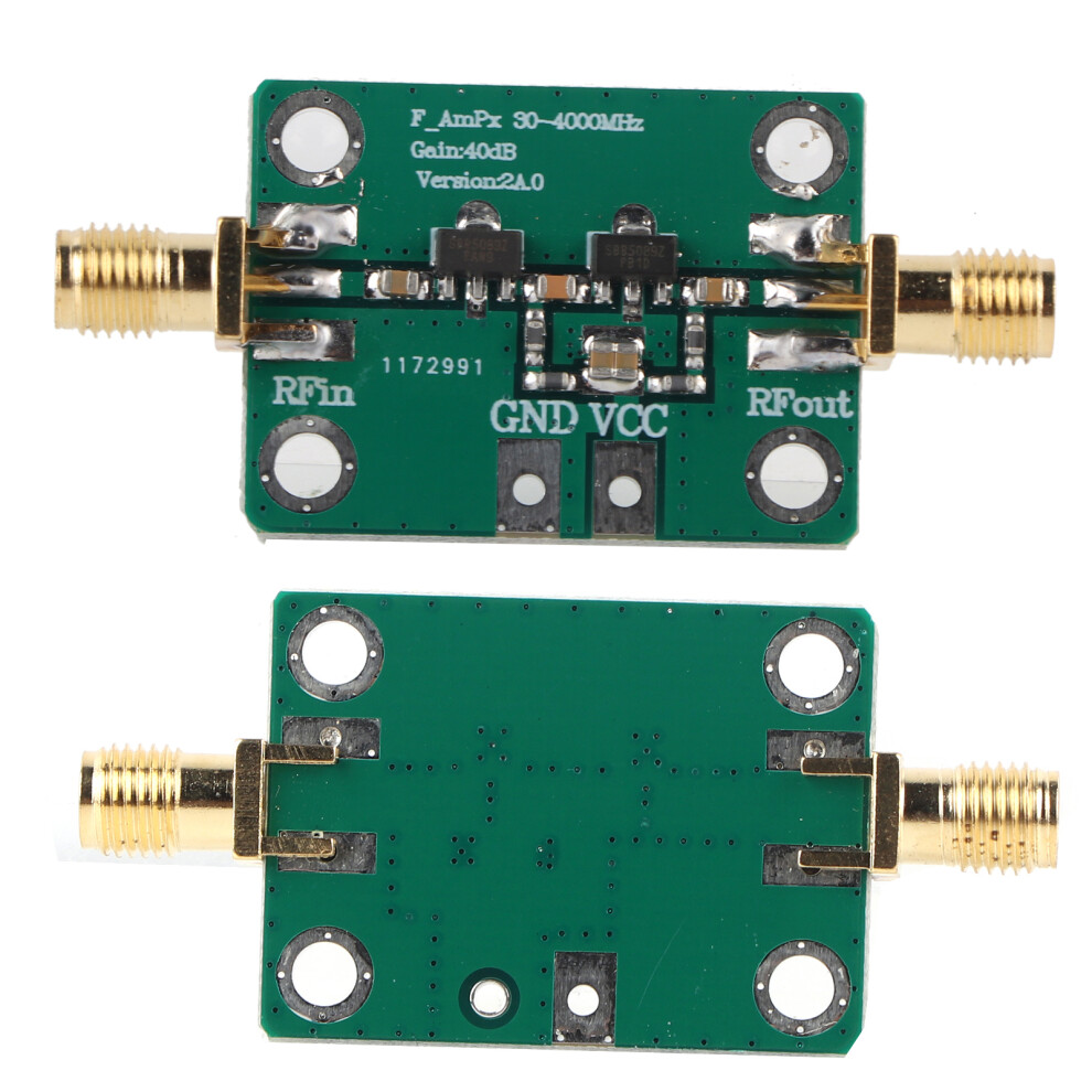 30Â4000Mhz 40Db Gain Rf Broadband Amplifier Module For Fm Hf Vhf/Uhf 4651324326978