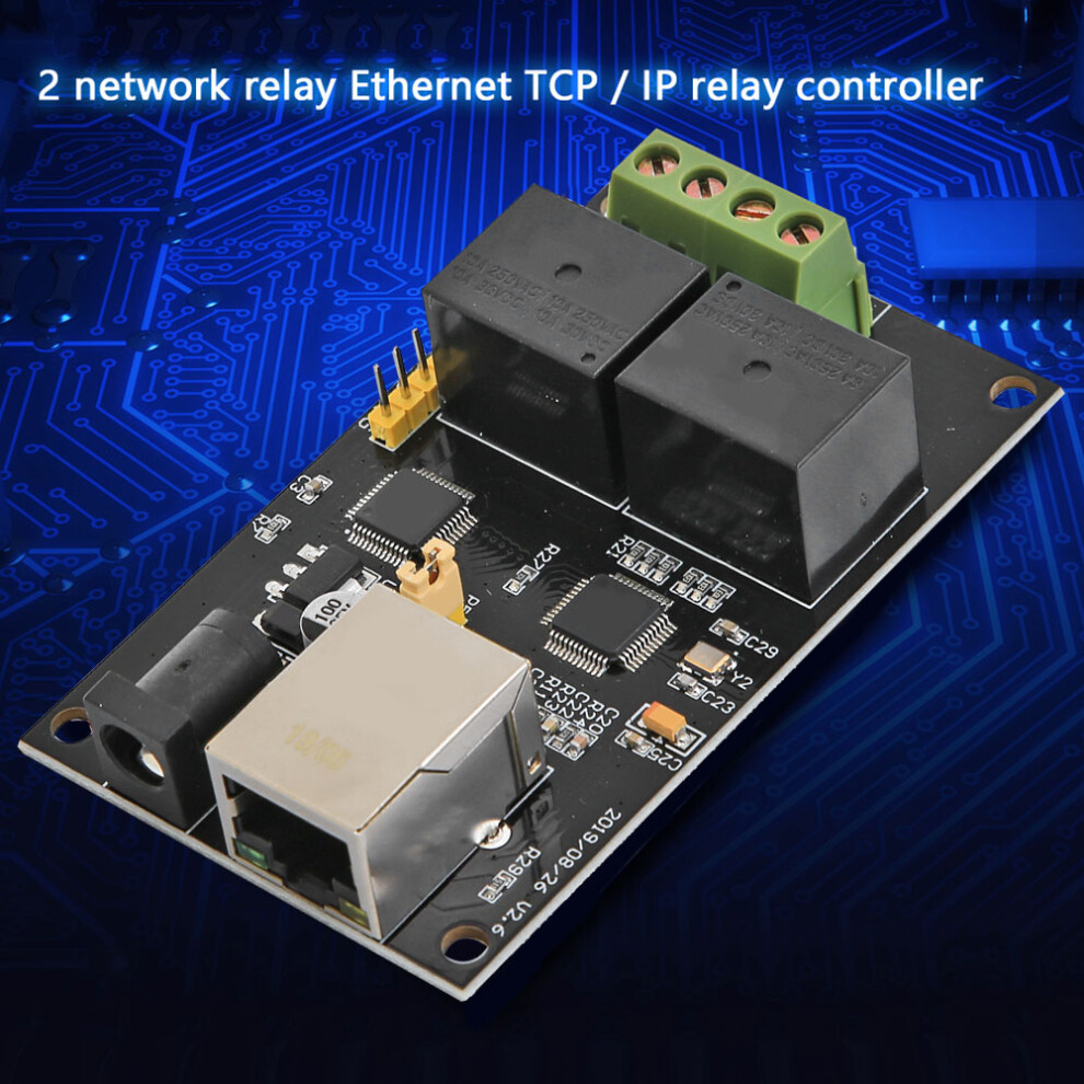 2-Way Internet Relay Board Ethernet Tcp/Ip Controller Remote Switch Controller Module 4111324327370