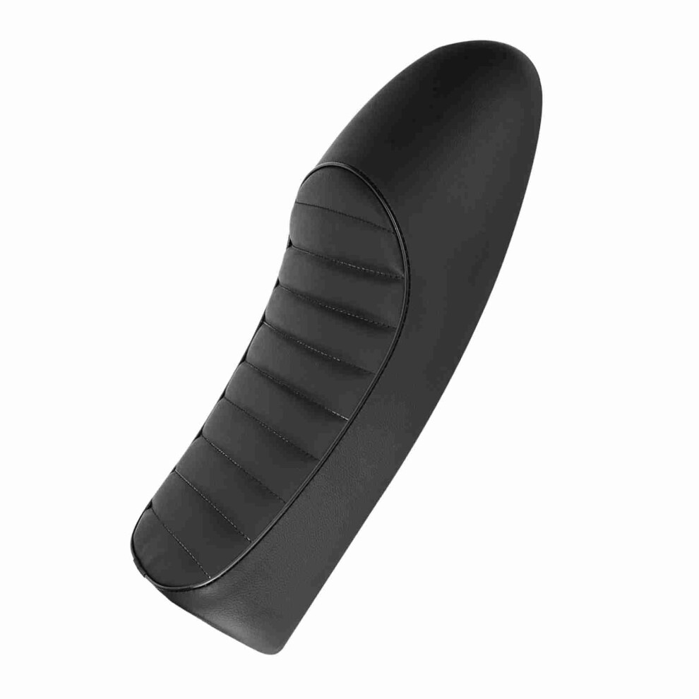 Motorcycle Pu Leather Vintage Cafe Racer Seat Flat Saddle Cushion For Honda Cg125 Gn Cg Cb400ss 7601324327557
