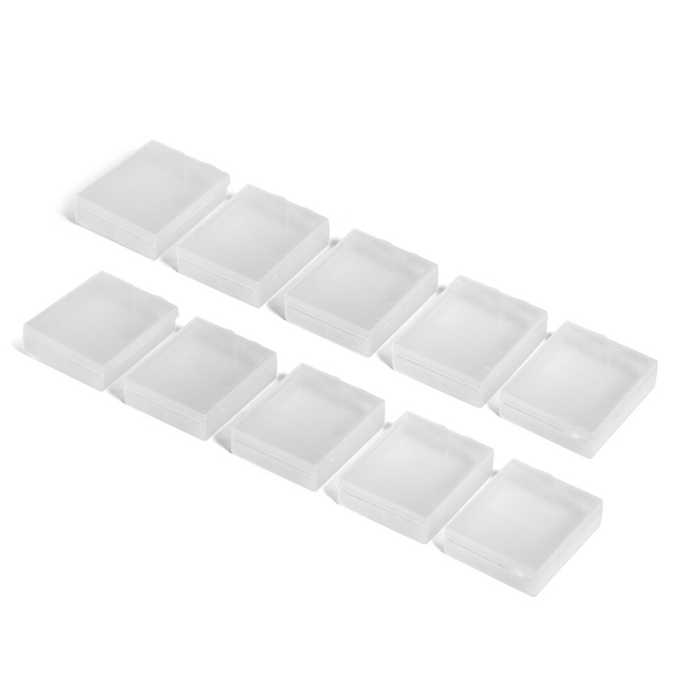 10Pcs Clear Plastic Dampproof Battery Holder Storage Box Case Container For Gopro 3 4 5 6 9371324327489