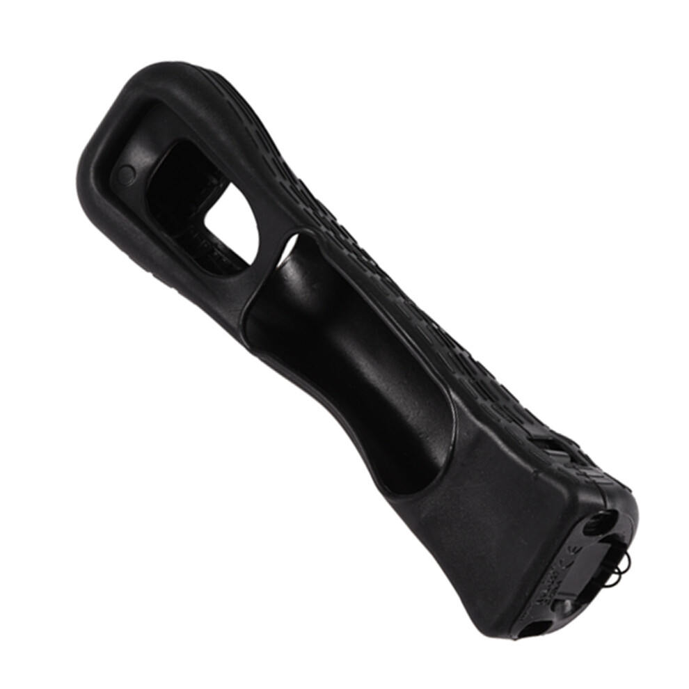 Motionplus Sensor Adapter Silicon Case Cover For Nintendo Wii Remote Controller Black 6941324327746