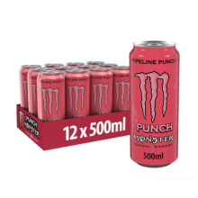 (Pipeline Punch, 12 Cans) Monster Energy Drink 500ml Original Zero Sugar