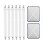 Fitted sheet holder – 6-piece – adjustable 50–230 cm – sheet clamp – mattress – ironing board 1