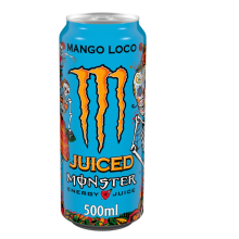 (Mango Loco, 6 Cans) Monster Energy Drink 500ml Original Zero Sugar