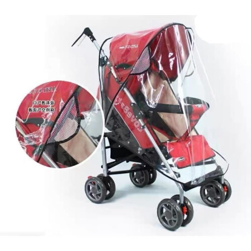 Rain cover for strollers, comfortable rain cover, universal waterproof rain and wind protection cover 1