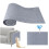 Scratch-resistant sofa protector for cats 40 x 200 cm, self-adhesive scratching post for sofa, light gray 1