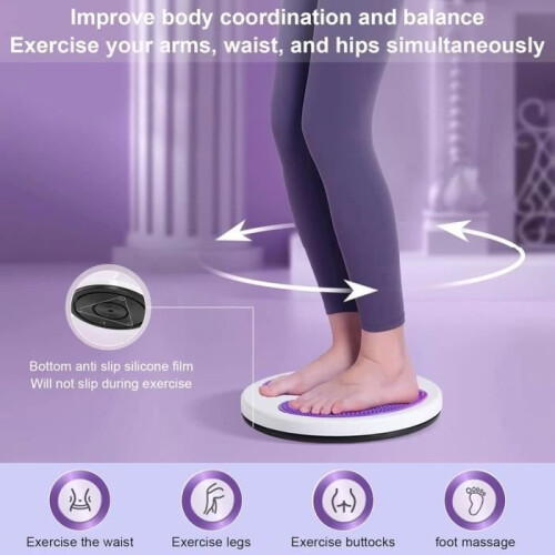 Twist Disc fitness disc with pull cord, multifunctional balance board, abdominal pedal 2