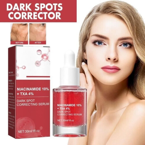 Dark spot correcting serum, 30 ml / 10% niacinamide, 4% tranexamic acid. Fights acne spots. 1