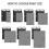 Waterproof dog blanket 100 x 127 cm, durable sofa and bed protector, non-slip blanket, light gray 4
