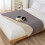 Waterproof dog blanket 100 x 127 cm, durable sofa and bed protector, non-slip blanket, light gray 1