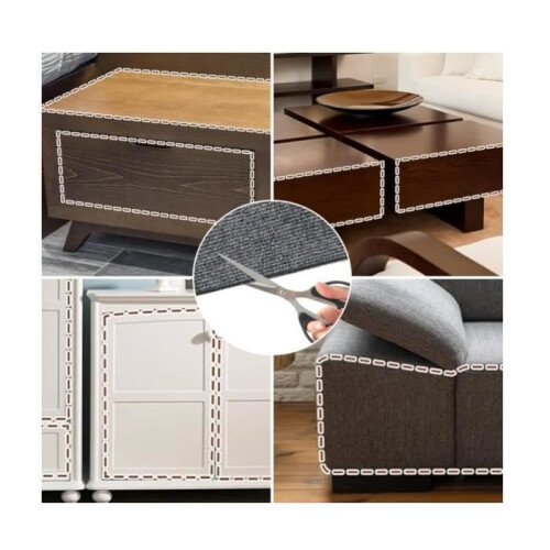 Self-adhesive wall scratching mat, sofa scratching post 200 cm x 40 cm, DIY sofa scratching post, protects walls (1 piece) - wj 2