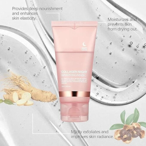 Collagen Night Peel-Off Mask, Collagen Night Wrap Mask, Night Wrap Mask 2