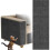 Self-adhesive cat scratching mat 30 x 100 cm cat scratching mat climbing scratcher (dark gray) 1