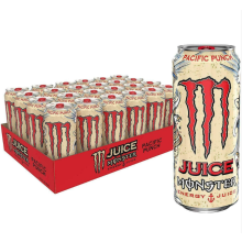 (Pacific Punch, 12 Cans) Monster Energy Drink 500ml Original Zero Sugar