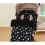 Universal footmuff for strollers, warm winter blanket, baby sleeping bag, black 2