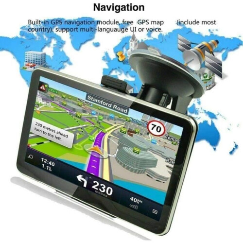 Car GPS, 7-inch screen, navigation for car, truck, heavy duty, HD touchscreen navigator, multilingual user interface[1] 2