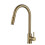 AVANC Kitchen Faucet with Pull-Out Spray – 360 Rotation – 2 Sprayers + 2 Hoses – Kitchen – Brushed Gold 2