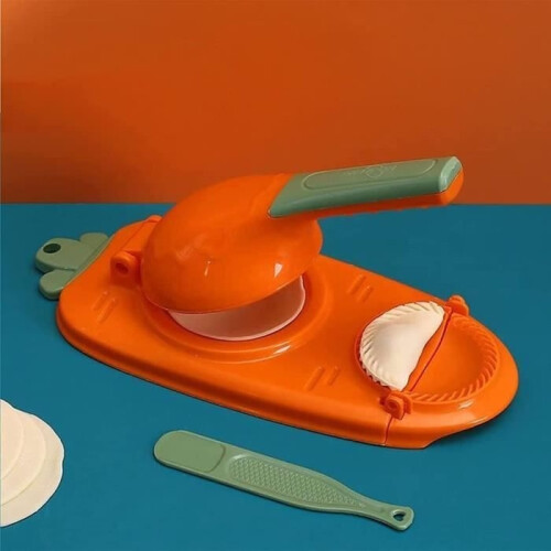 2 in 1 Dumpling Press, Dumpling Making Tool, Manual Dough Pressing Tool for Dumpling Skin 1