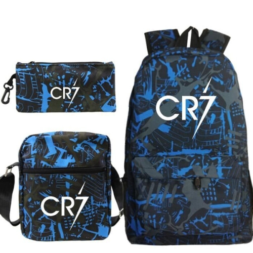 CR7 Backpack (Color, Size, 2-Piece), 3-Piece and School Bag for Boys, Organizer 2