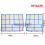 31.5 x 29.8 - Custom Air Conditioning Filter Sets, For Durability, Various Models (1p-1.5p-2P), One 4